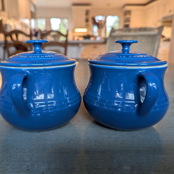 Le Creuset Vintage Bean Pots/Soup Bowl - Set of Two! - Picture 1 of 7